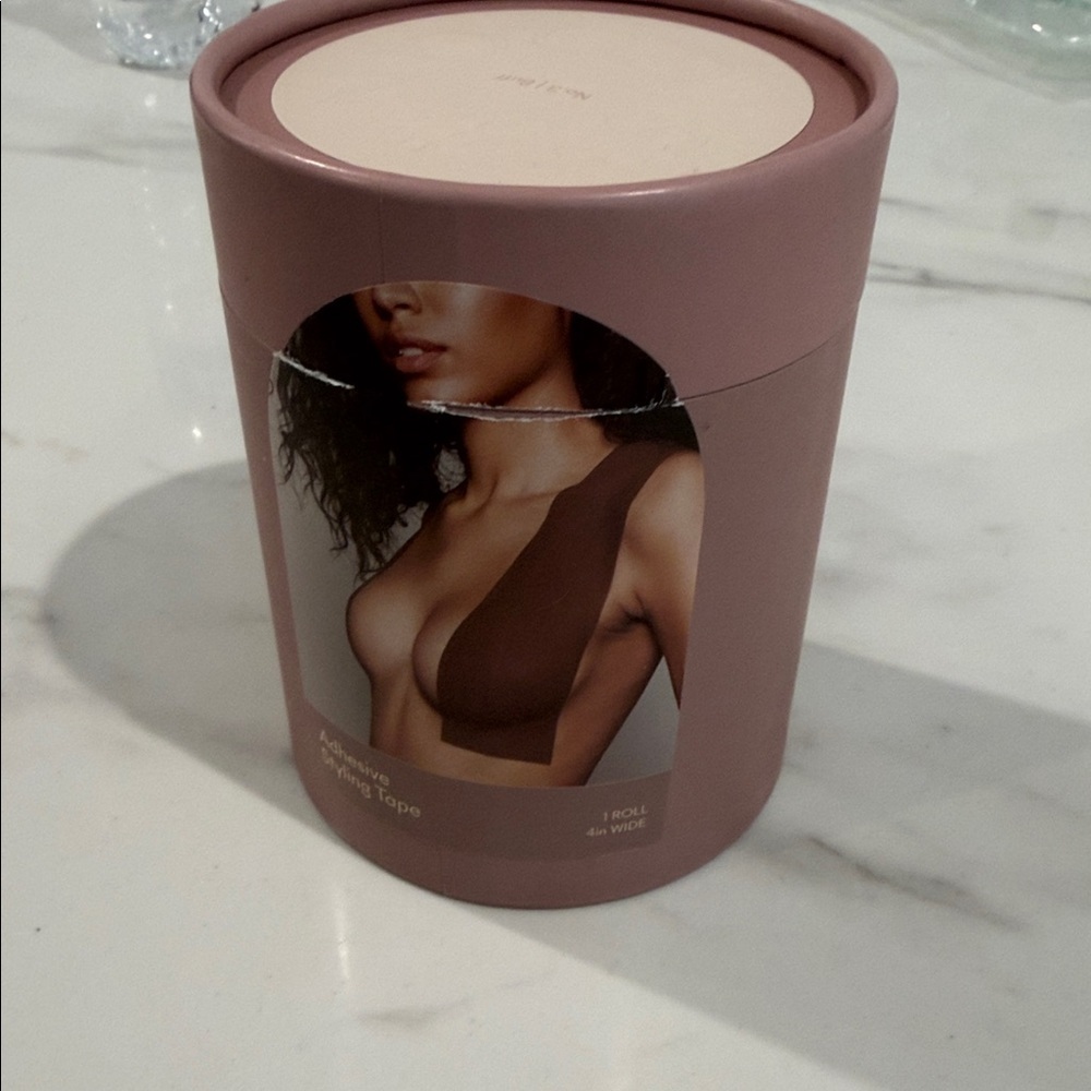 Adhesive Body Bra Tape in cream